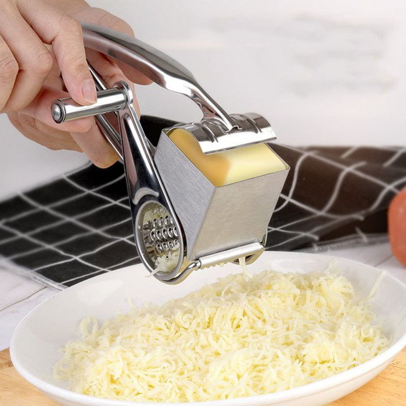 Rotary Cheese Grater butter knife Multifunction Stainless Steel cheese slicer tools knife cheese ralador